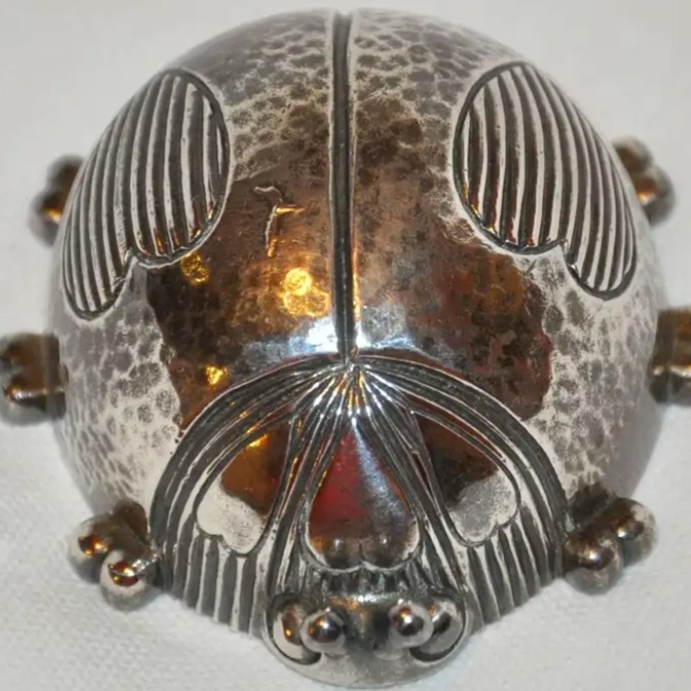Reed & Barton Silver and Gold Accent Sphere 925